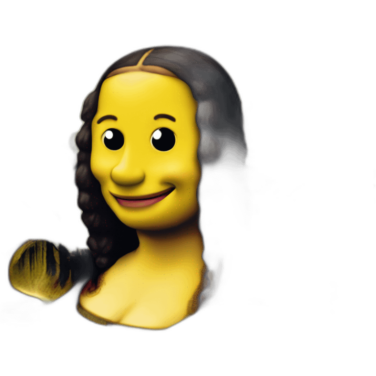 mona lisa simpson emoji