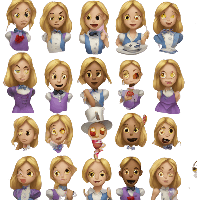 Alice in wonderland  emoji