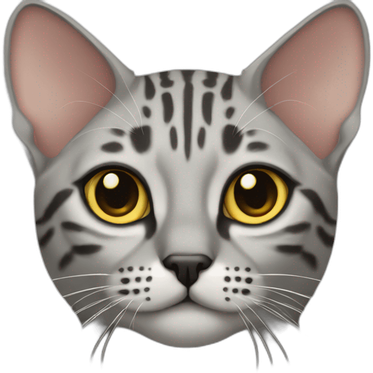 Egyptian Mau cat emoji