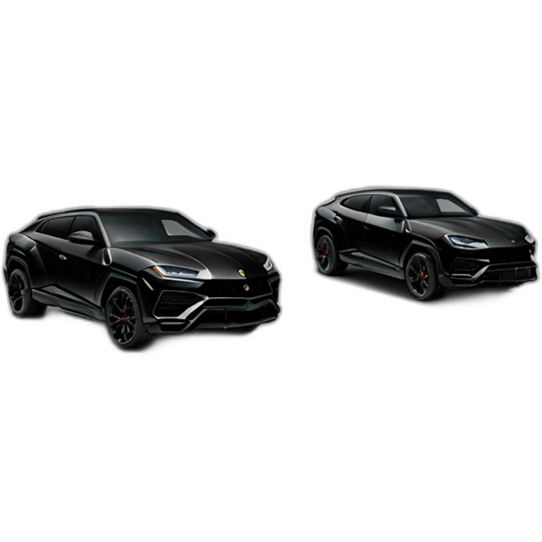 Black Lamborghini Urus emoji