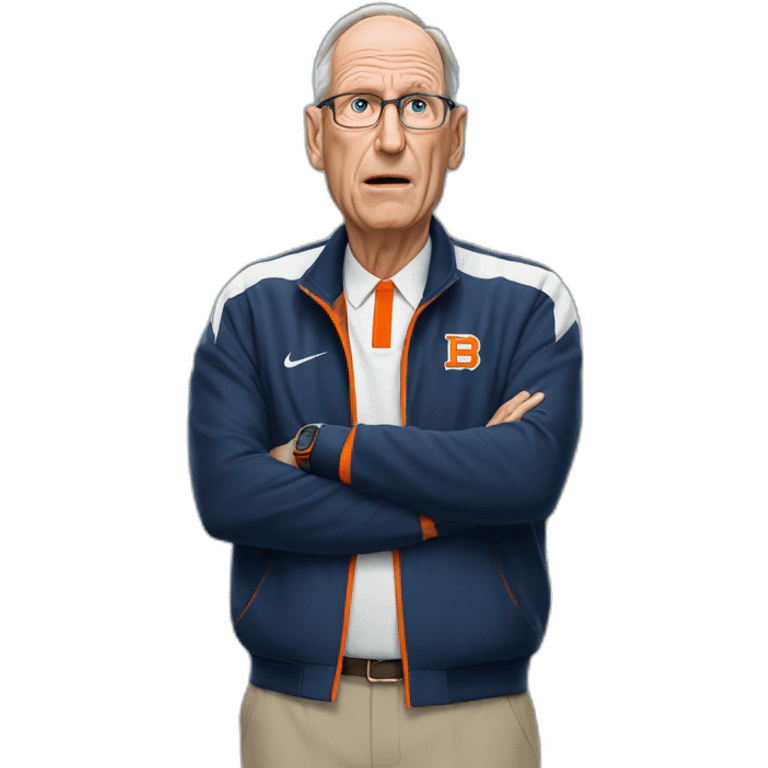 Coach Jim Boeheim shrugging emoji