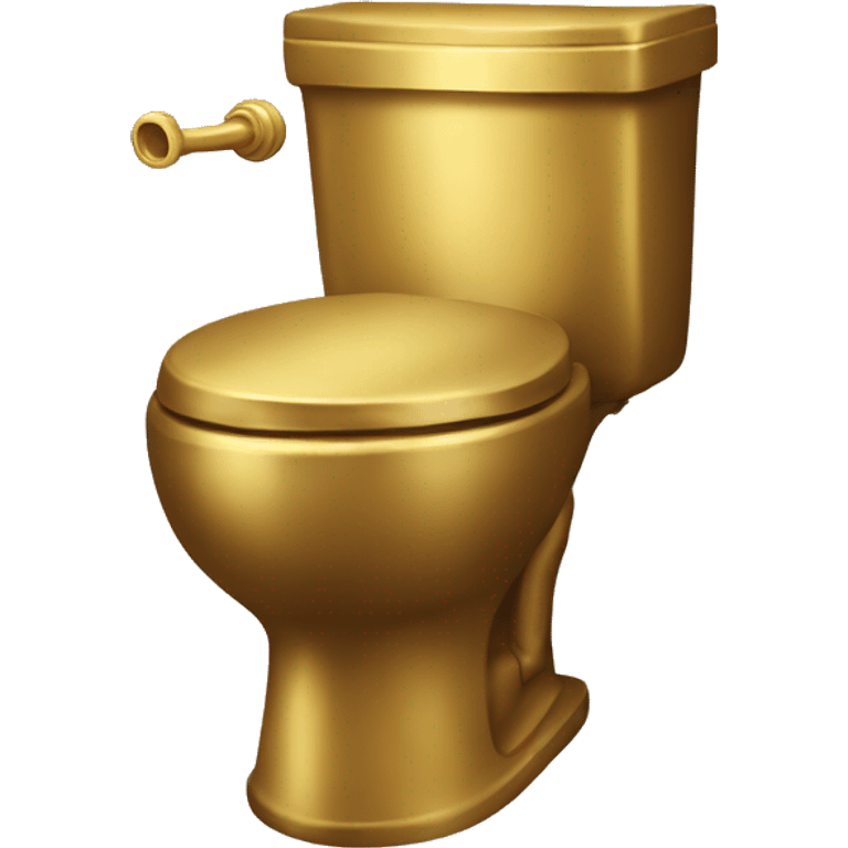 golden toilet emoji