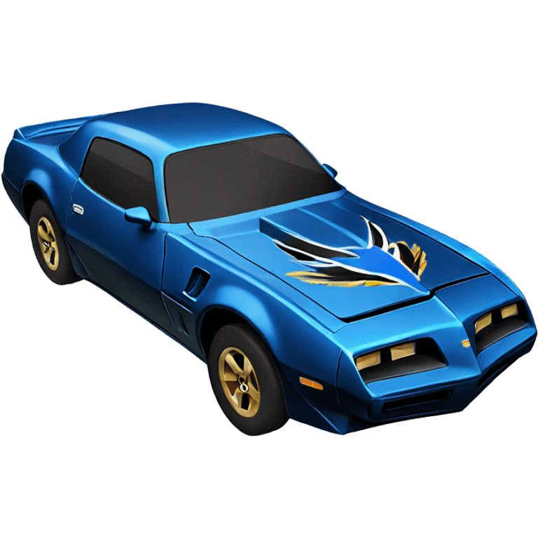 Blue trans am side emoji