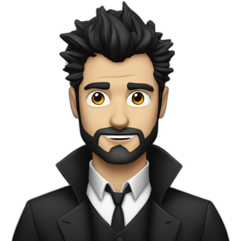 jesse custer's preacher in the comic book style emoji