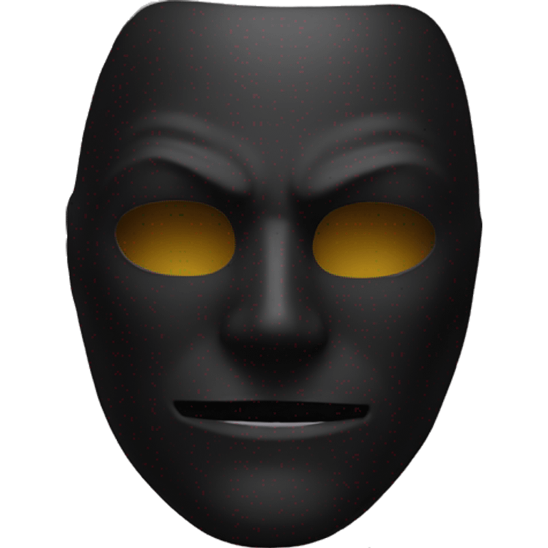 Black Mask DC emoji