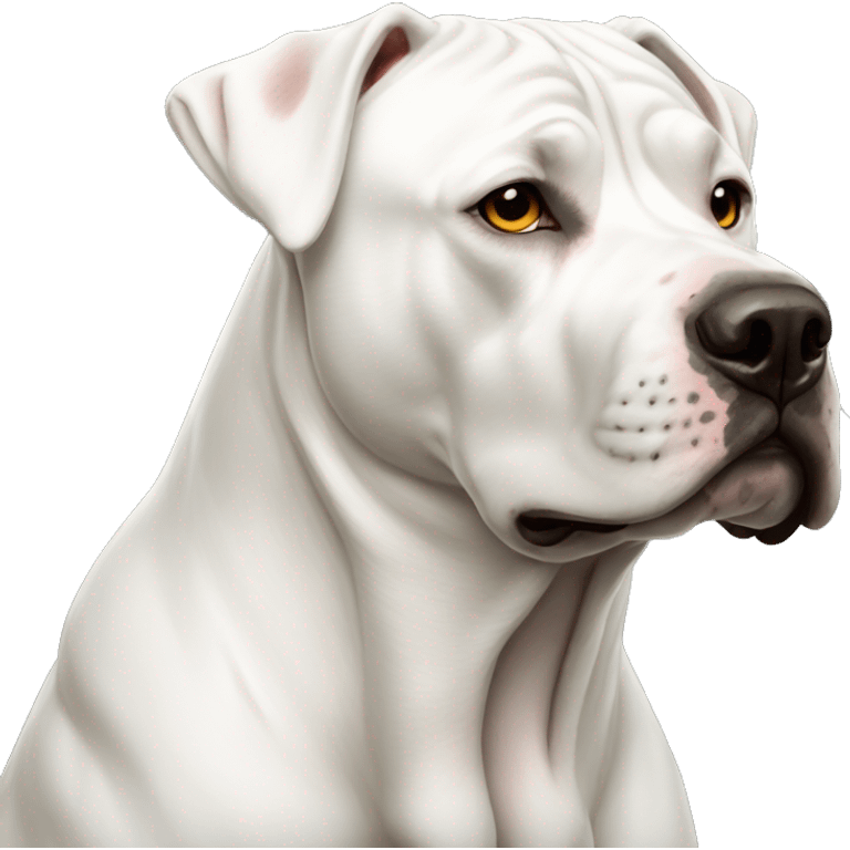 Dogo Argentino Dog Breed Full Body emoji