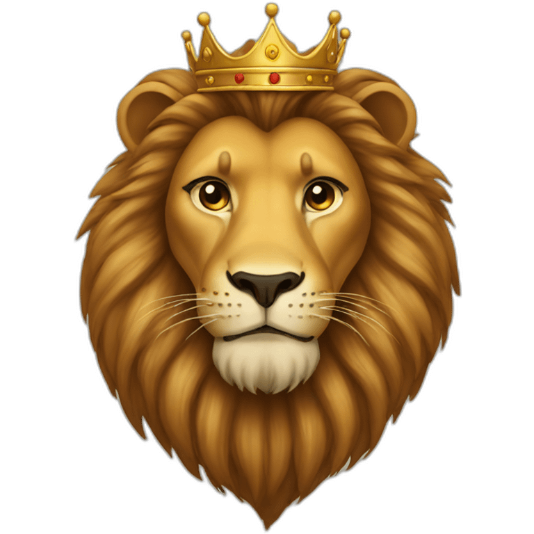 King lion emoji