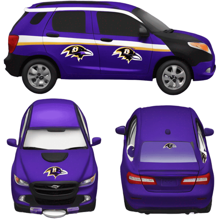 Ravens football car emoji