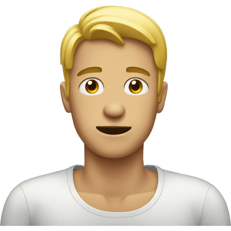  person with hands on his neck emoji