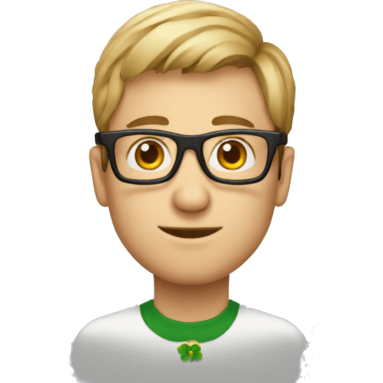 irish male with glasses emoji