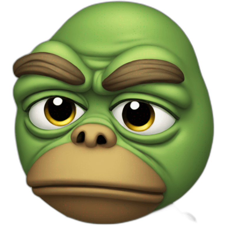 Sad pepe gay emoji