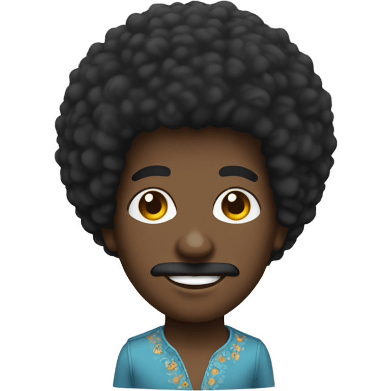 1970s Afro  emoji