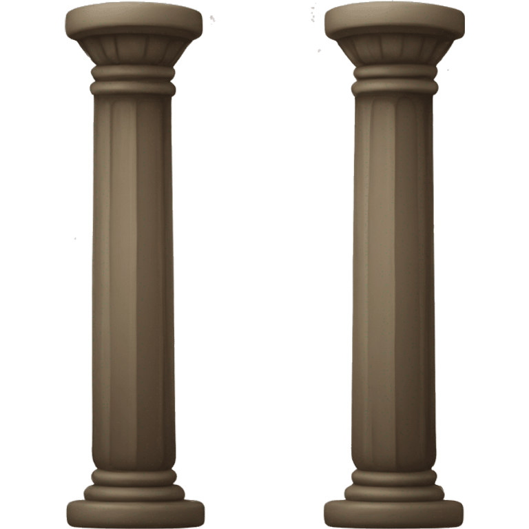 Two balls with a pillar in the middle emoji