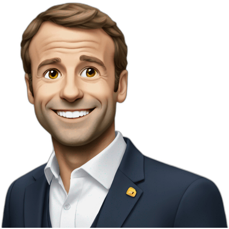 macron-smile emoji