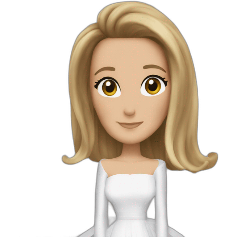 Céline Dion Saying thanks emoji