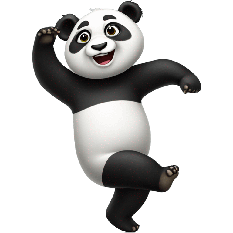 Dancing panda emoji