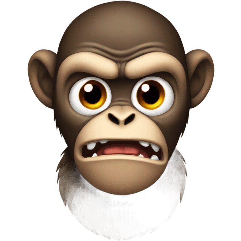 Angry monkey  emoji