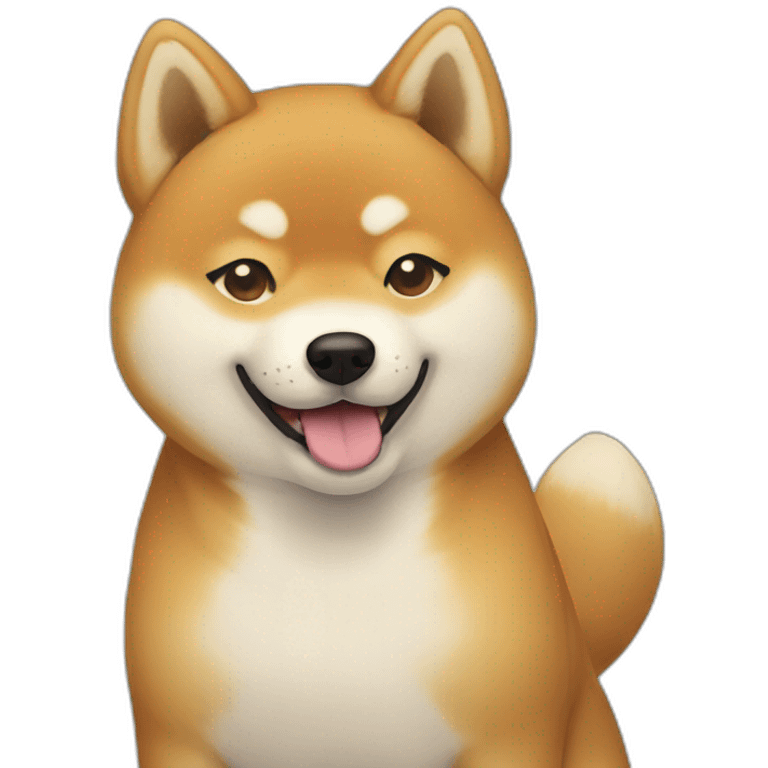 Awkward shiba inh emoji