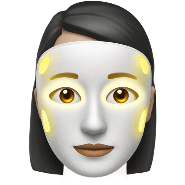 Led therapy mask  emoji