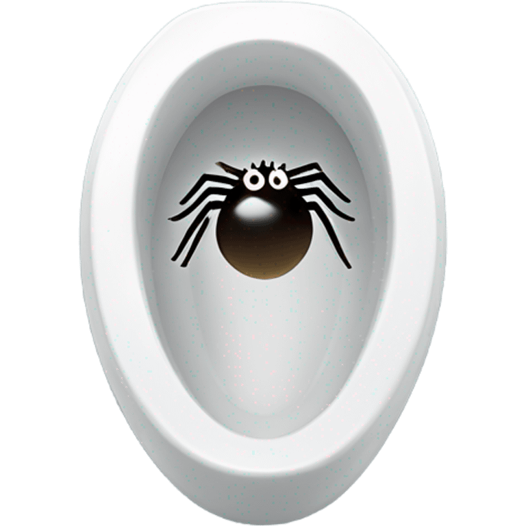 spider crawling out of a toliot emoji