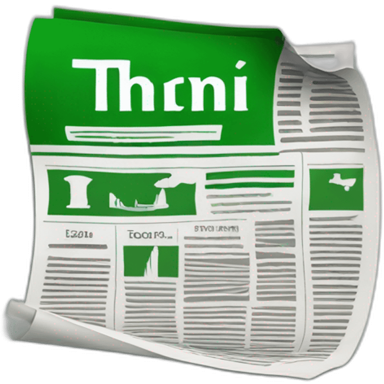 Lisbon Newspaper for mobility and sustainability) green logo emoji