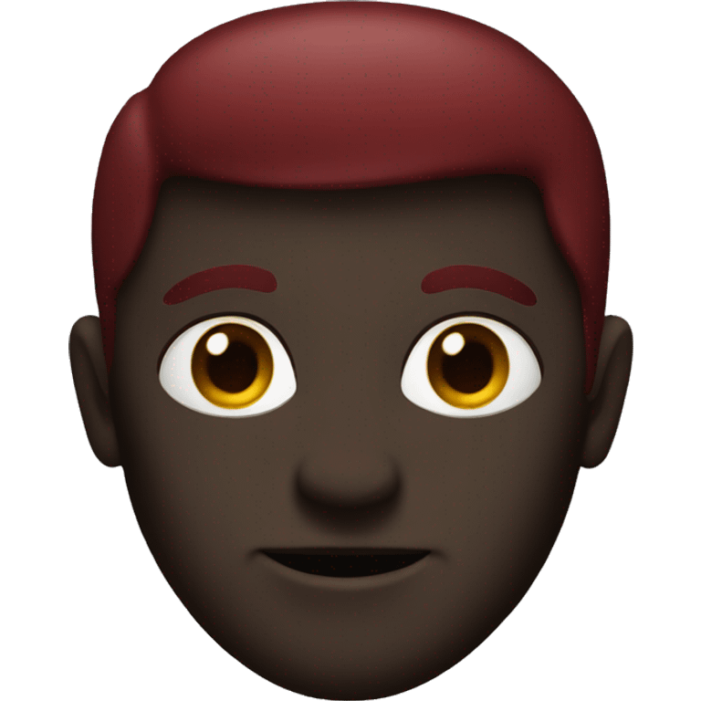 Dark red emoji