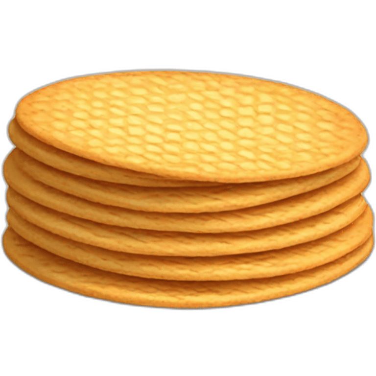 Wafer rolls emoji