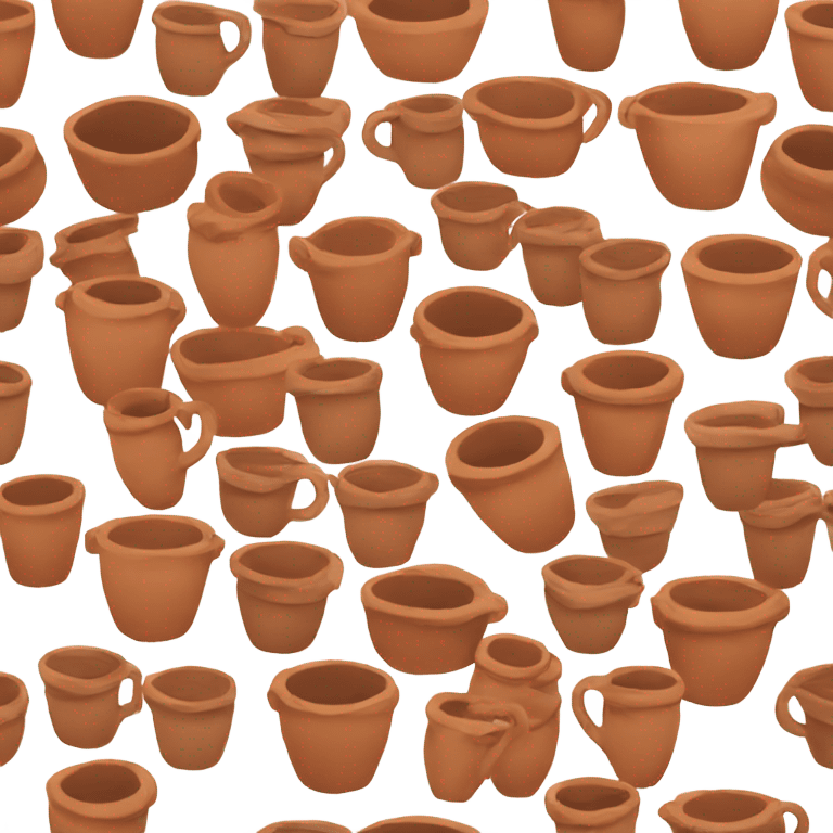 Mexican clay pots emoji