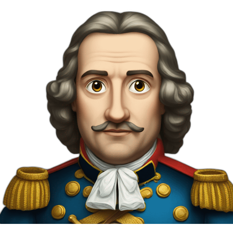 peter the great with protruding eyes emoji