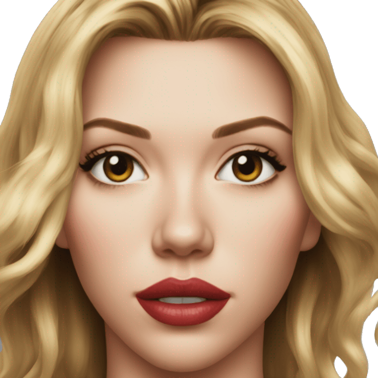 scarlett johansson super ultra real emoji