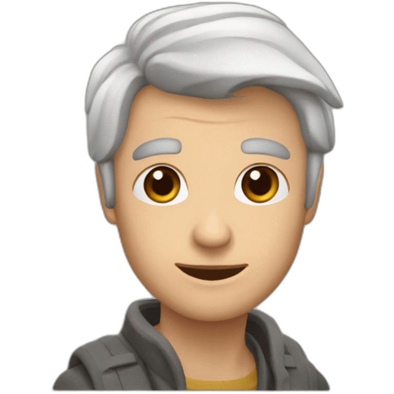 Цвергшнауцер в халате emoji