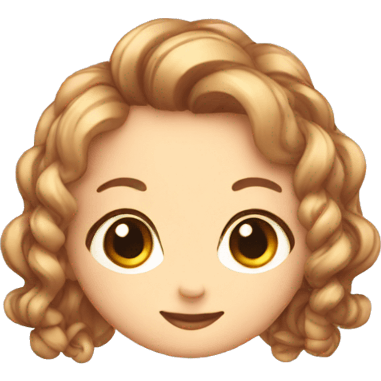 Cute hairclip emoji