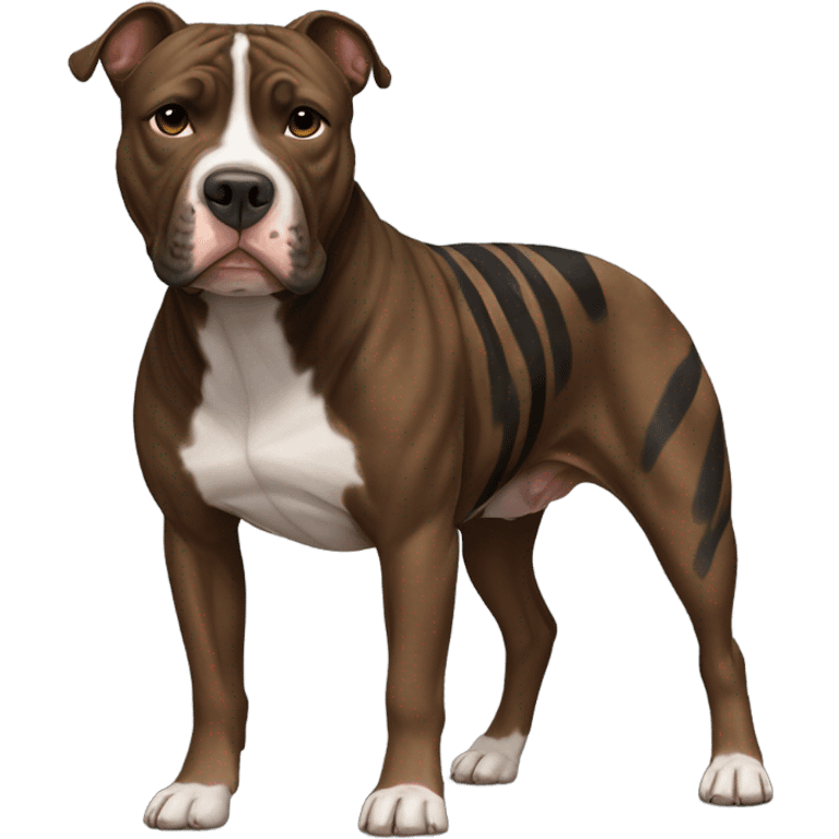 brindle pitbull emoji