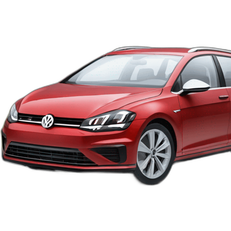 vw golf sportscombi 2018 red emoji