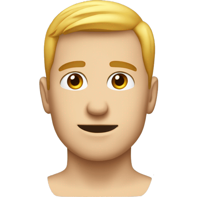 male head and neck stic Engine emoji