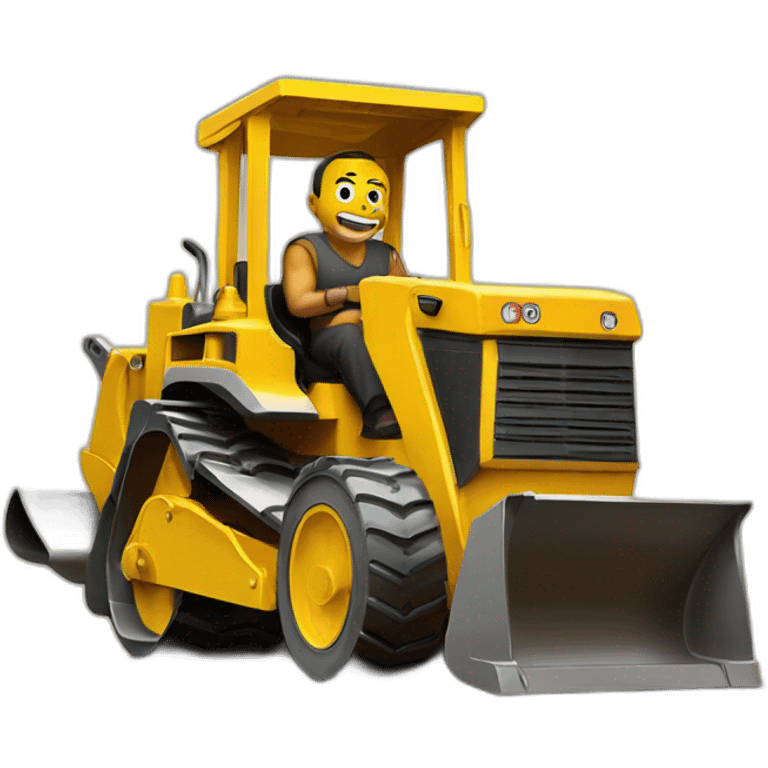 yogi ji with Bulldozer emoji