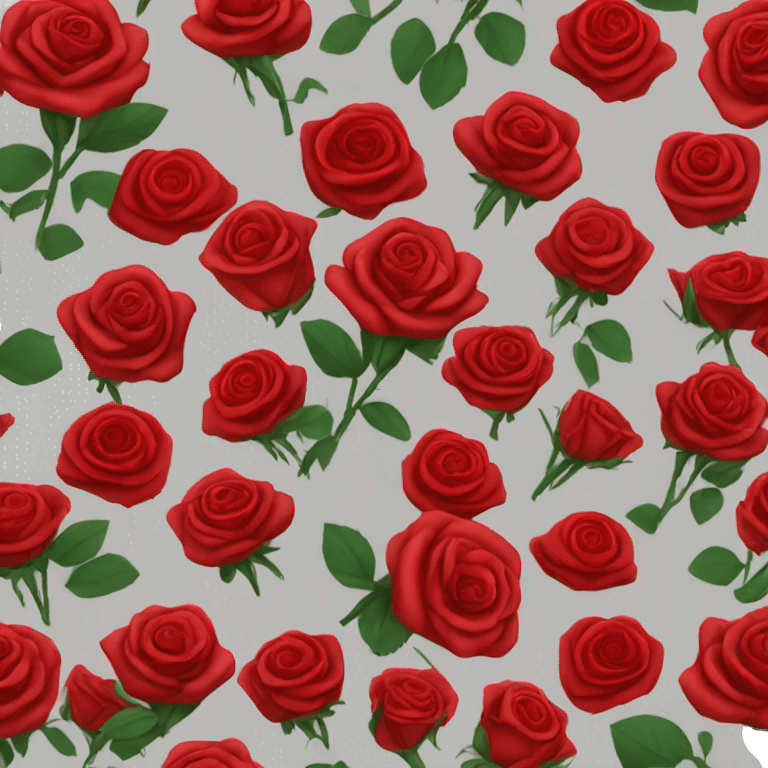 Bouquet of red roses  emoji