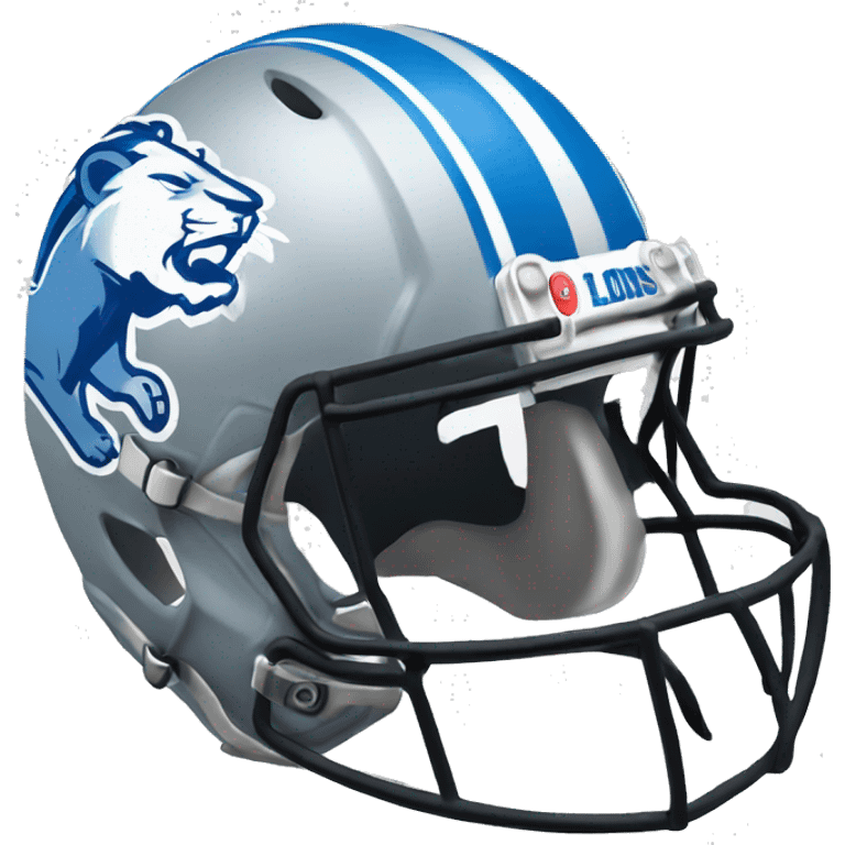 Detroit Lions helmet  emoji