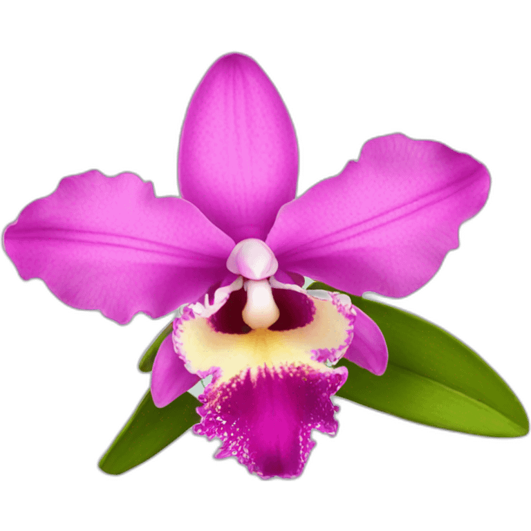 Cattleya Orchid flower emoji