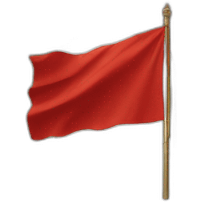 Temple with red flag on it emoji