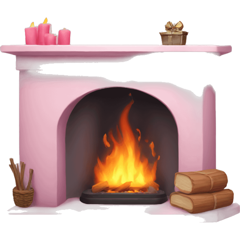 Winter Pink FirePlace emoji