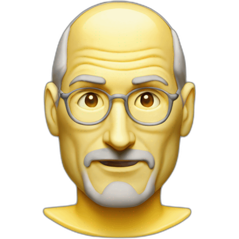 Steve Jobs made of butter emoji