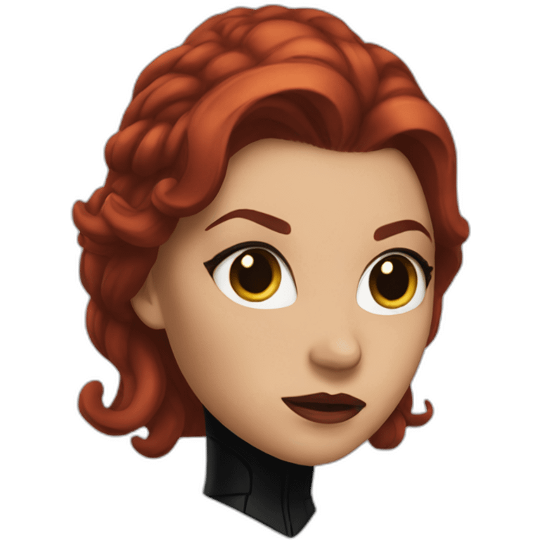 black widow marvel emoji