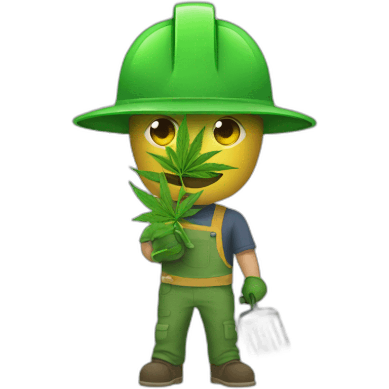 Weed crusher emoji