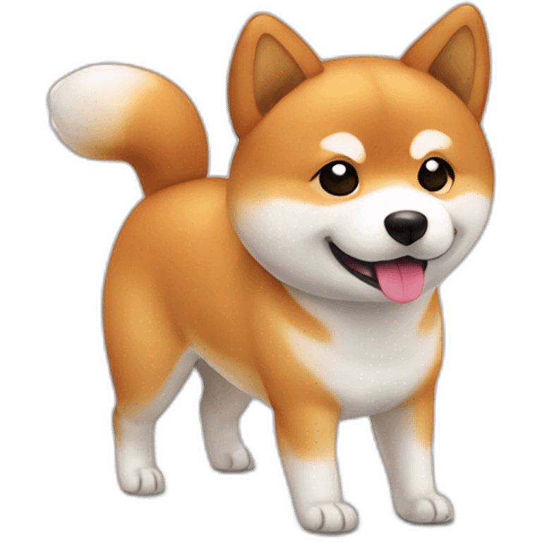 cute shiba inu emoji