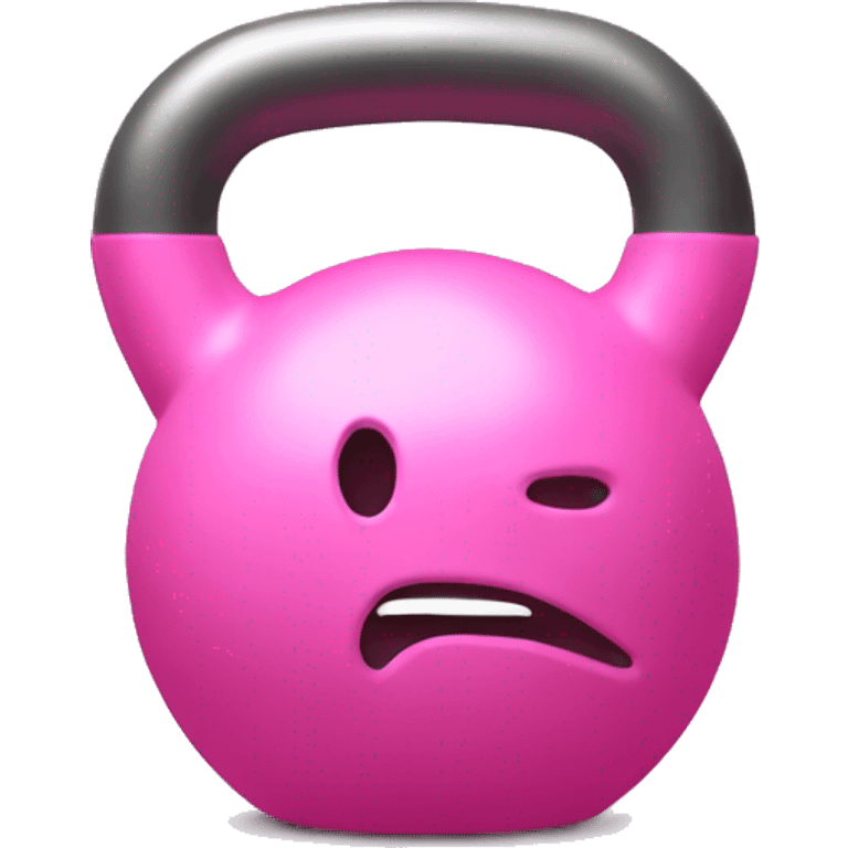 Pink Kettlebell emoji