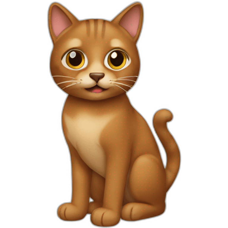 brown-cat-travelling emoji