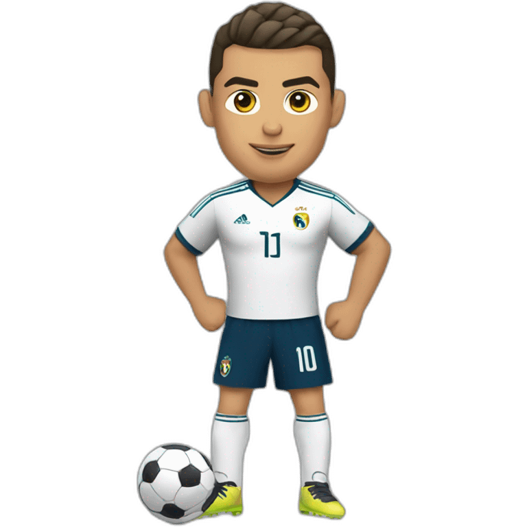 Ballon de foot ronaldo emoji