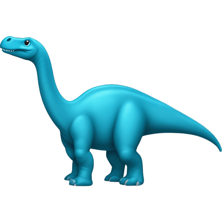 Cyan blue Sauropod emoji