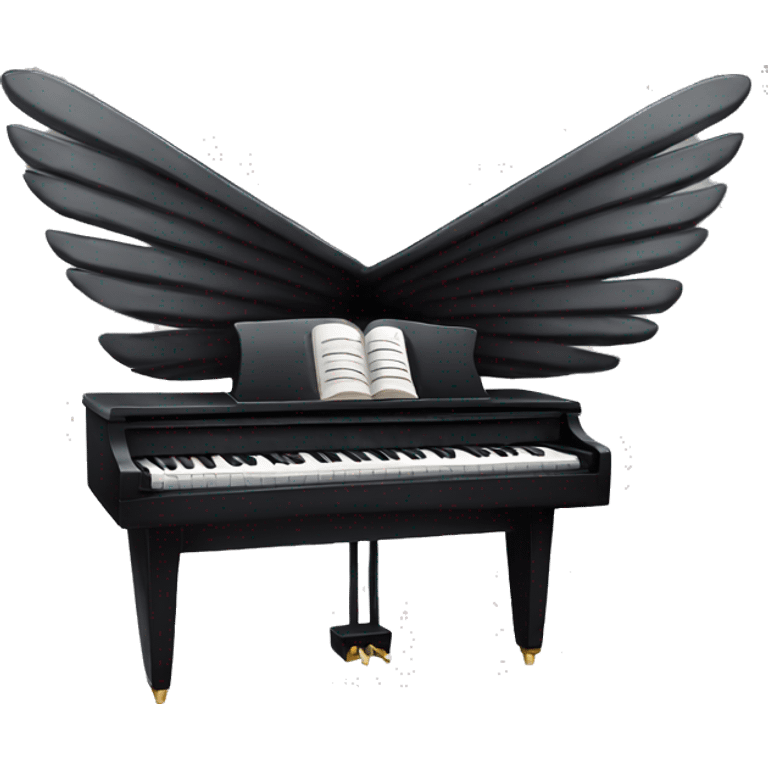 piano keys with wings emoji